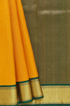 Yaalika - Mango Yellow Silk Saree : YBN013287