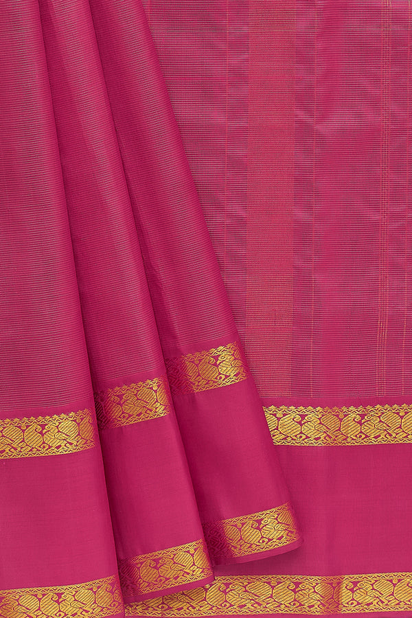 Yaalika - Magenta Silk Saree : YBN014756