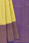 Yaalika - Lemon Yellow Silk Saree : YBP013707