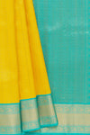 Yaalika - Sunshine Yellow Silk Saree : YBP015965
