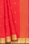 Yaalika - Berry Red Silk Saree : YBP016497