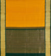 Yaalika - Mango Yellow Silk Saree : YBN013287