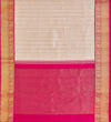 Yaalika - Off-White Silk Saree : YBP013955