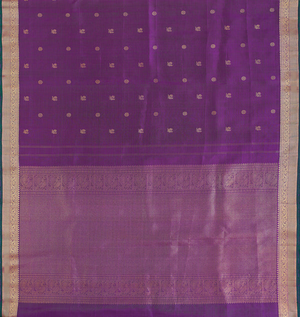 Yaalika - Violet Silk Saree : YBP014723