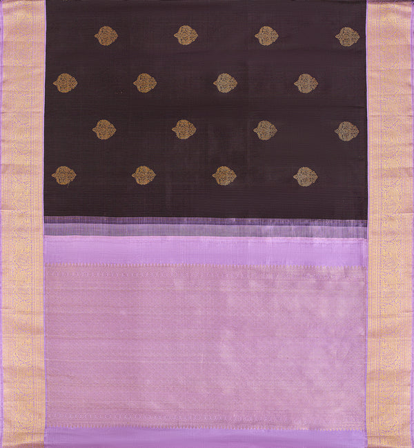 Yaalika - Deep Purple Vaira Oosi Silk Saree : YBP017186