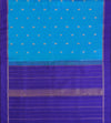 Yaalika - Blue Green Silk Saree : YBP017763