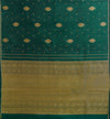 Yaalika - Majestic Bottle Green Silk Saree : YPN016282