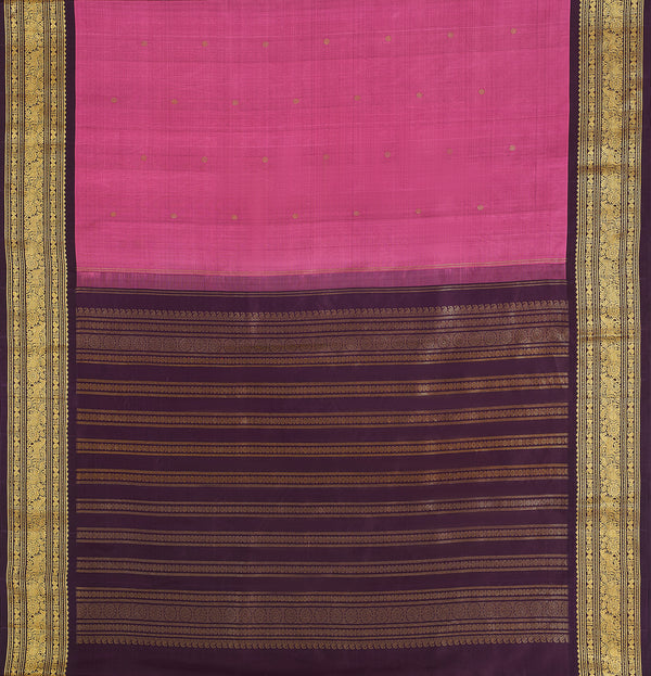 Yaalika - Vibrant Pink Silk Saree : YPN018385