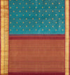 Yaalika - Dark Teal Green Silk Saree : YPP017753