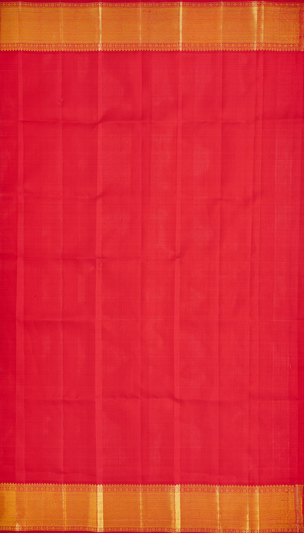 Yaalika - Pinkish Red Silk Saree : YBP014709