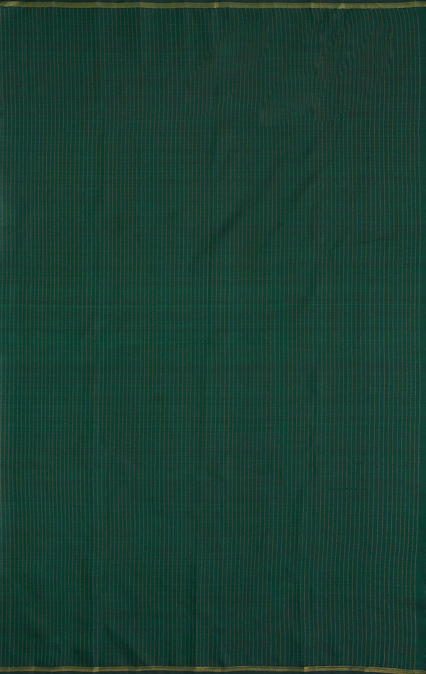 Yaalika - Majestic Bottle Green Silk Saree : YPN016282