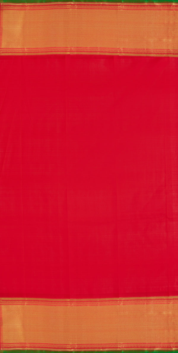 Yaalika - Red Silk Saree : YBP011697