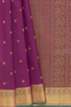 Yaalika - Deep Purple Silk Saree : YBP013826