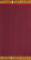 Yaalika - Bottle Green With Maroon Border Silk Saree : YBN012307